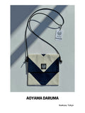 Aoyama Daruma indigo dye patchwork shoulder bag パッチワーク 藍染 ショルダーバッグ