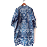 Aoyama Daruma antique Chinese  indigo dye textile hanten jacket 藍染花布 古布 半纏 ジャケット 【Pre-order/受注生産 OK】