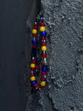 Aoyama Daruma silver brass copper trade beads daruma bracelet トレードビーズ だるま ブレスレット
