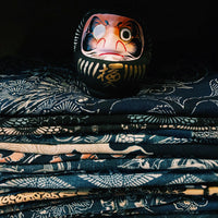 Aoyama Daruma  indigo dye kofu bear 藍染 古布 ベアー