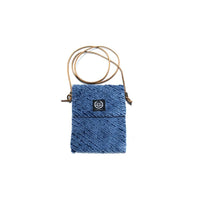 Aoyama Daruma Indigo dye Scarf shoulder bag マフラー ショルダーバッグ ふわふわシリーズ