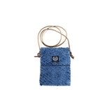 Aoyama Daruma Indigo dye Scarf shoulder bag マフラー ショルダーバッグ ふわふわシリーズ