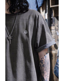 Aoyama Daruma natural persimmon dye kakishibu T shirt  柿渋染め Tシャツ【Pre-order/受注生産 OK】