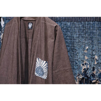 Aoyama Daruma persimmon dye hanten jacket 柿渋染め 半纏 二色【Pre-order/受注生産 OK】