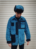 Aoyama Daruma indigo dye pilot cap flying cap 藍染 ふわふわ パイロットキャップ
