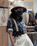 Aoyama Daruma  Kofu Patchwork printed aloha shirt 古布 プリント アロハシャツ【Pre-order/受注生産 OK】