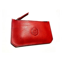 Aoyama Daruma Italian leather porch purse coin case イタリア 革 ポーチ 財布