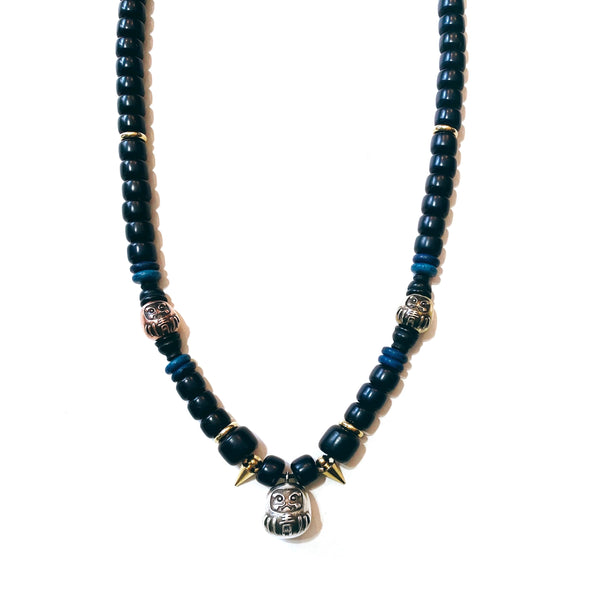 Aoyama Daruma lucky 3 brothers daruma necklace 強運三兄弟 だるま 藍染 ネックレス