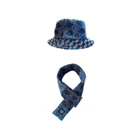 Aoyama Daruma Sashiko bucket fisherman hat 刺し子 バケット ハット