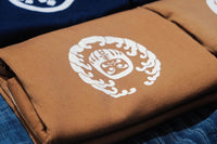 Aoyama Daruma natural persimmon dye kakishibu T shirt  柿渋染め Tシャツ【Pre-order/受注生産 OK】