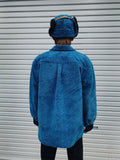 Aoyama Daruma indigo dye pilot cap flying cap 藍染 ふわふわ パイロットキャップ