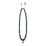 Aoyama Daruma indigo dye silver brass daruma necklace 藍染 だるま ネックレス beta2.0