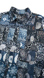 Aoyama Daruma  Kofu Patchwork printed shirt 古布パッチワーク プリントシャツ【Pre-order/受注生産 OK】