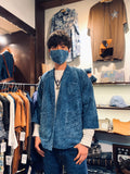 Aoyama Daruma indigo dye hanten jacket 藍染 ふわふわ 半纏 ジャケット【Pre-order/受注生産 OK】