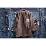 Aoyama Daruma persimmon dye hanten jacket 柿渋染め 半纏 二色【Pre-order/受注生産 OK】