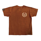Aoyama Daruma natural persimmon dye kakishibu T shirt  柿渋染め Tシャツ【Pre-order/受注生産 OK】