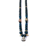 Aoyama Daruma lucky 3 brothers daruma necklace 強運三兄弟 だるま 藍染 ネックレス