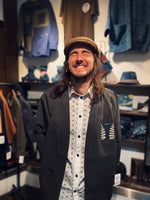 Aoyama Daruma persimmon dye hanten jacket 柿渋染め 半纏 二色【Pre-order/受注生産 OK】