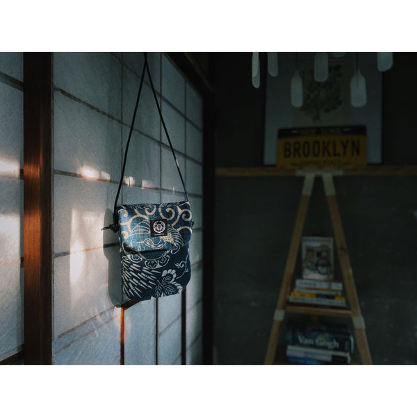 Aoyama Daruma kofu patchwork shoulder bag 古布 パッチワーク ショルダーバッグ【Pre-order/受注生産 OK】