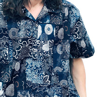 Aoyama Daruma  Kofu Patchwork printed aloha shirt 古布 プリント アロハシャツ【Pre-order/受注生産 OK】