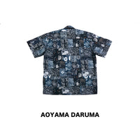 Aoyama Daruma  Kofu Patchwork printed aloha shirt 古布 プリント アロハシャツ【Pre-order/受注生産 OK】