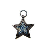 Aoyama Daruma Kofu star key holder 古布 星キーホルダー
