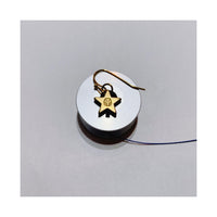 Aoyama Daruma  brass star daruma earrings 真鍮 星 ダルマ ピアス