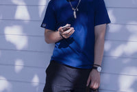 Aoyama Daruma indigo dye T shirt 藍染 Tシャツ【Pre-order/受注生産 OK】