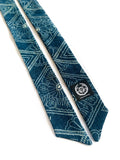 Aoyama Daruma indigo dye kofu petit scarf necktie 藍染 古布 スカーフ ネクタイ