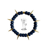 Aoyama Daruma indigo dye Statue of Liberty bracelet 藍染 自由の女神 ブレスレット