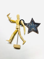 Aoyama Daruma Kofu star key holder 古布 星キーホルダー