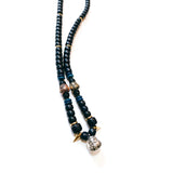 Aoyama Daruma lucky 3 brothers daruma necklace 強運三兄弟 だるま 藍染 ネックレス