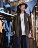 Aoyama Daruma persimmon dye hanten jacket 柿渋染め 半纏 二色【Pre-order/受注生産 OK】
